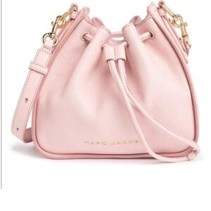 Marc Jacobs Pink Crossbody Bag with Gold Accents